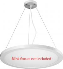 Nuvo 62/1295 - 19" Blink Pendant Conversion Kit- White Finish