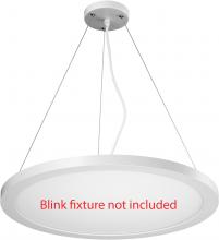 Nuvo 62/1296 - 24 in.; Blink Pendant Conversion Kit; White Finish