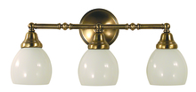  2429 MB - 3-Light Mahogany Bronze Sheraton Sconce