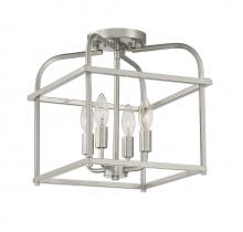 Savoy House Meridian M60061BN - 4-Light Ceiling Light in Brushed Nickel