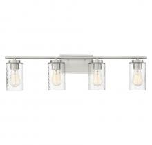 Savoy House Meridian M80039BN - 4-Light Bathroom Vanity Light in Brushed Nickel