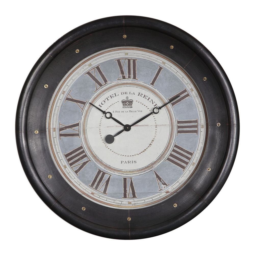 Uttermost Jayden Round Wall Clock