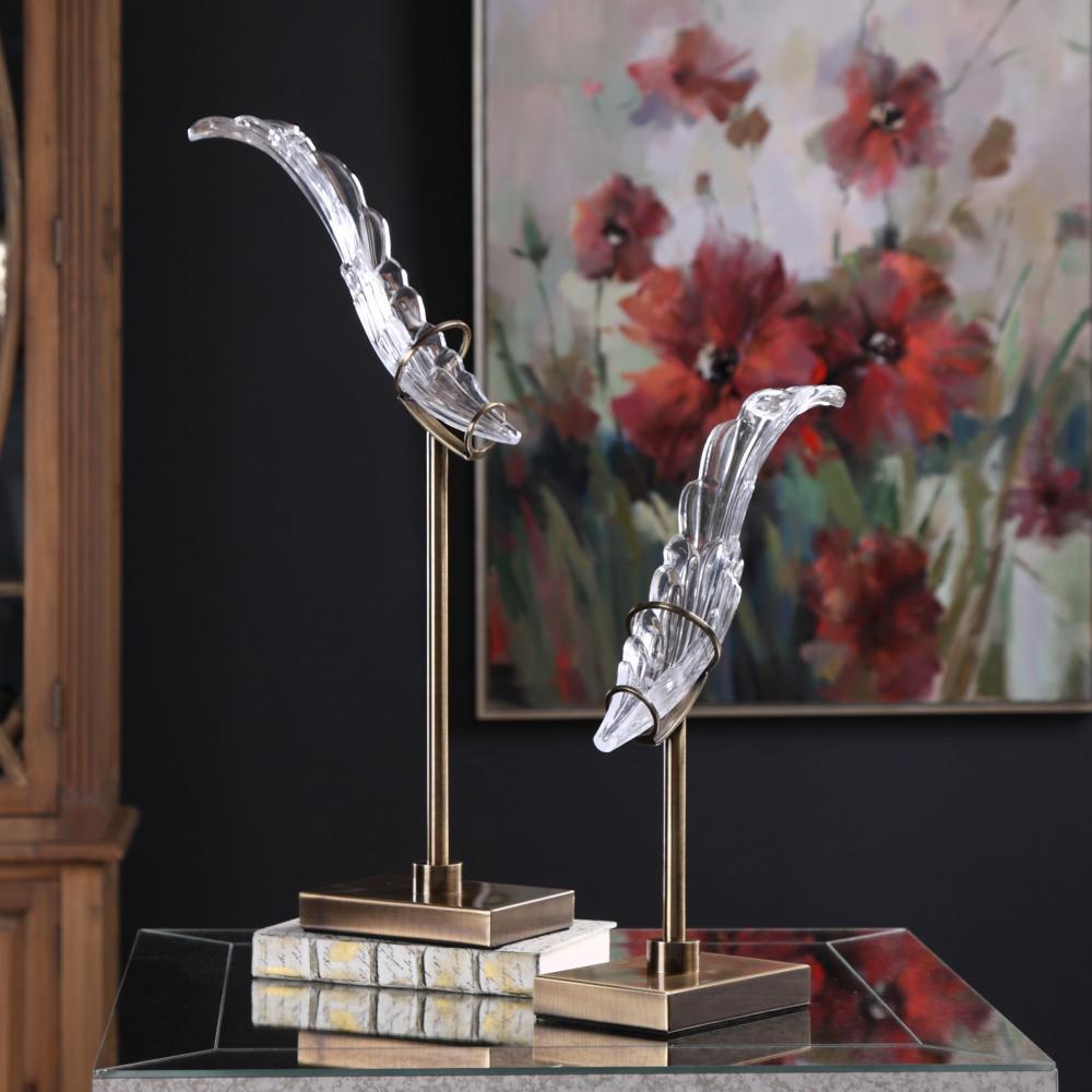 Uttermost Wings Sculpture S/2