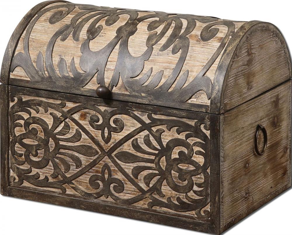 Uttermost Abelardo Rustic Wooden Box