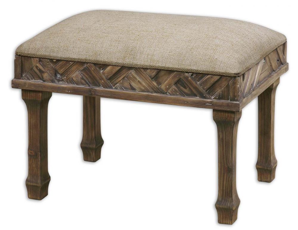 Uttermost Tehama Cushioned Small Bench