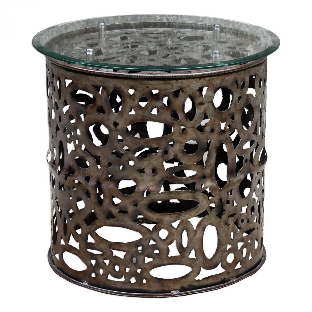 Uttermost Zama Industrial Side Table