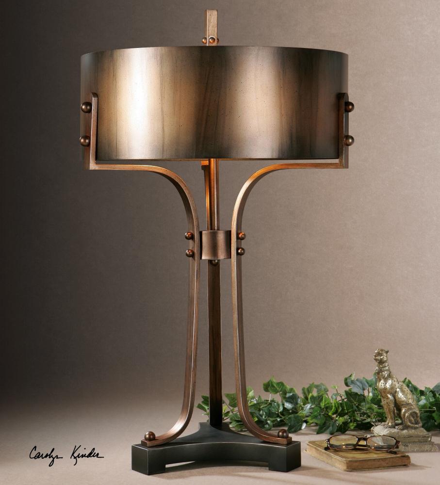 Akron Copper Table Lamp