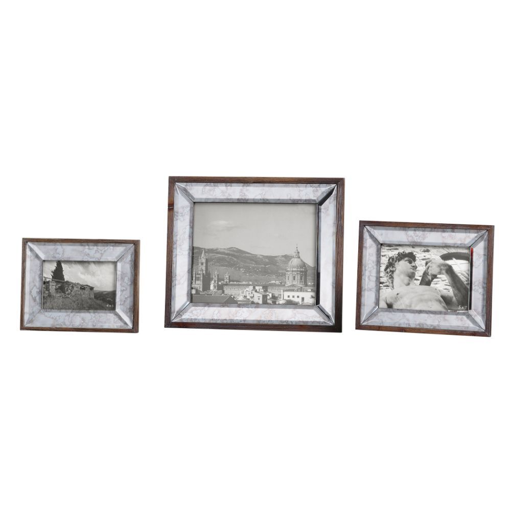 Uttermost Daria Antique Mirror Photo Frames S/3