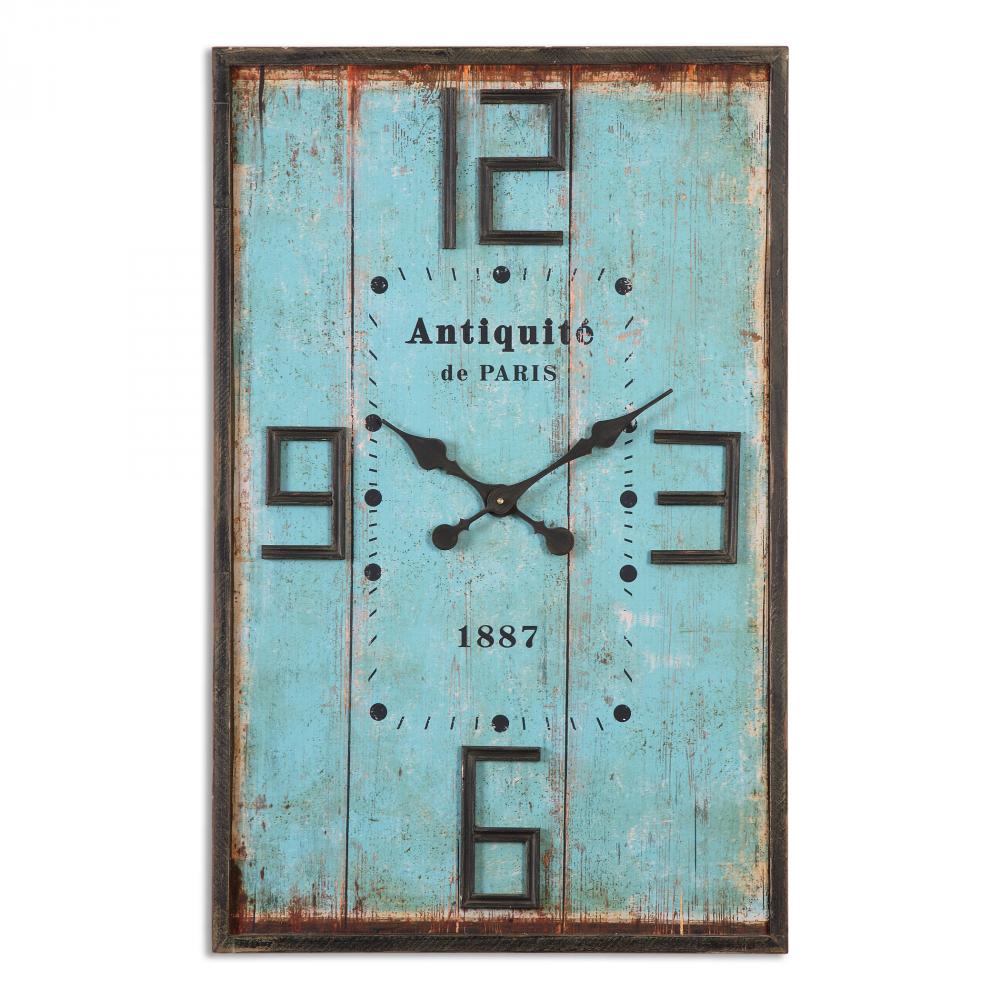 Uttermost Antiquite Distressed Wall Clock