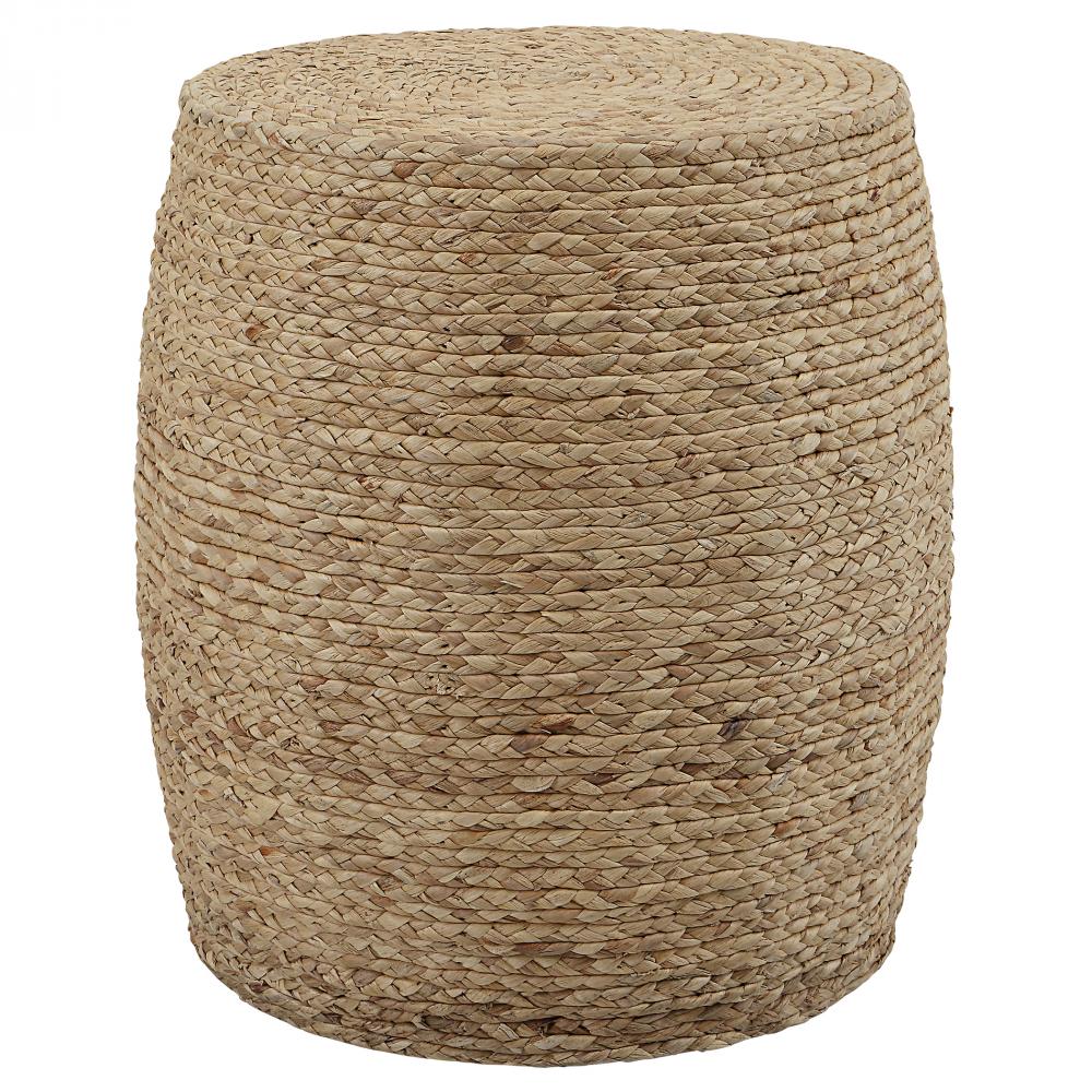 Resort Straw Accent Stool