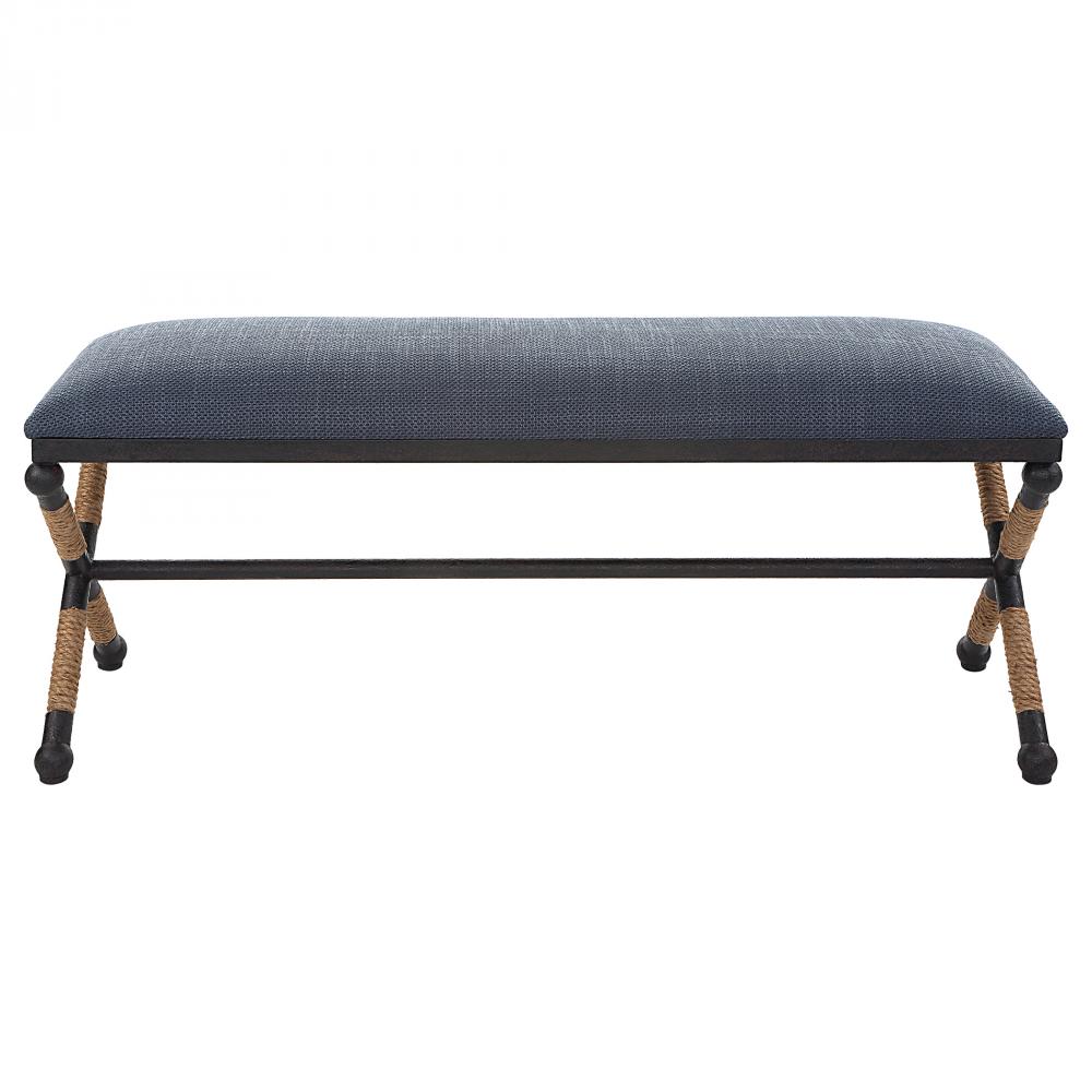 Firth Rustic Navy Bench