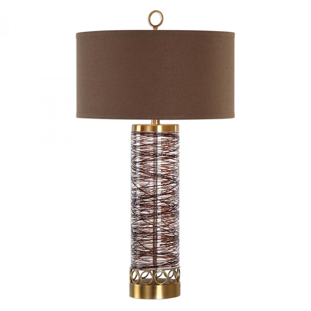 Uttermost Seaver Spun Glass Table Lamp