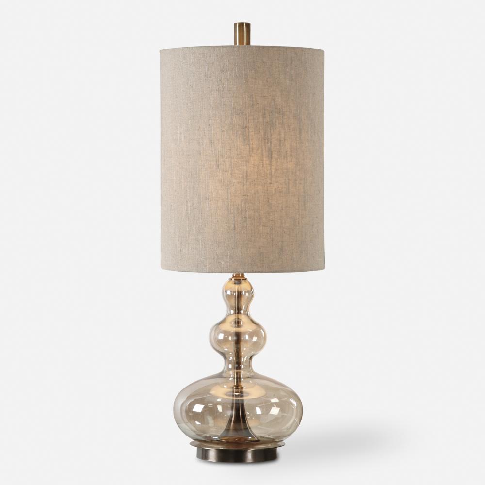 Uttermost Formoso Amber Glass Table Lamp