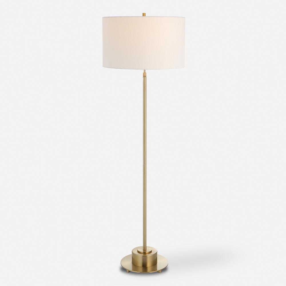 Uttermost Prominence Brass Floor Lamp