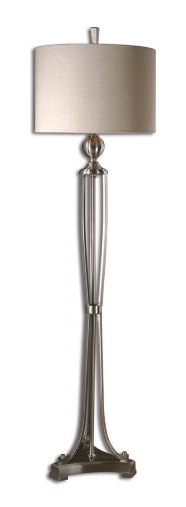 Uttermost Tristana Nickel Floor Lamp