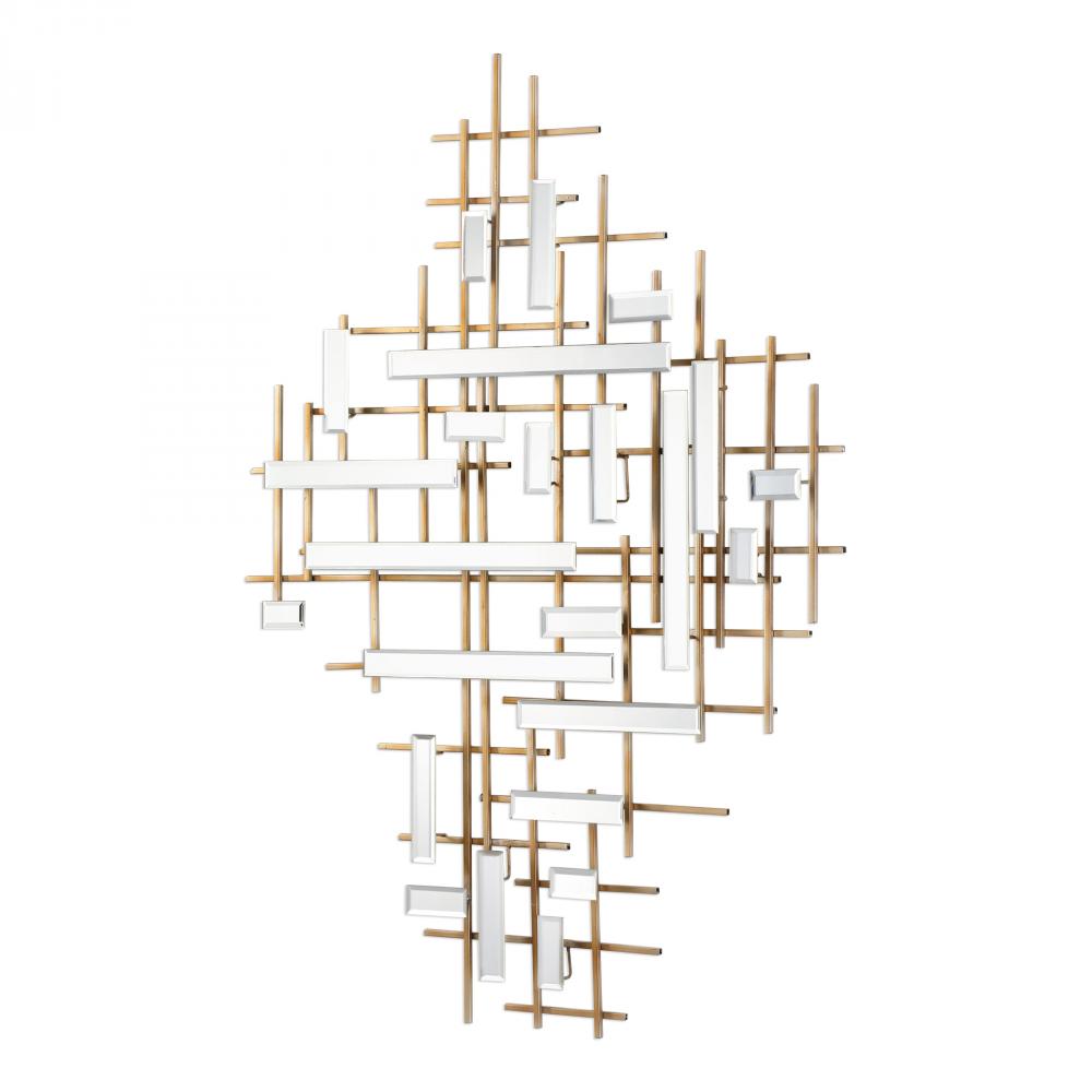 Uttermost Apollo Gold & Mirrored Wall Art