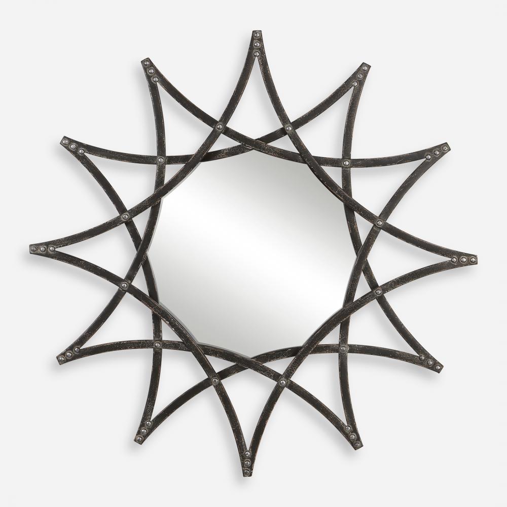 Uttermost Solaris Iron Star Mirror