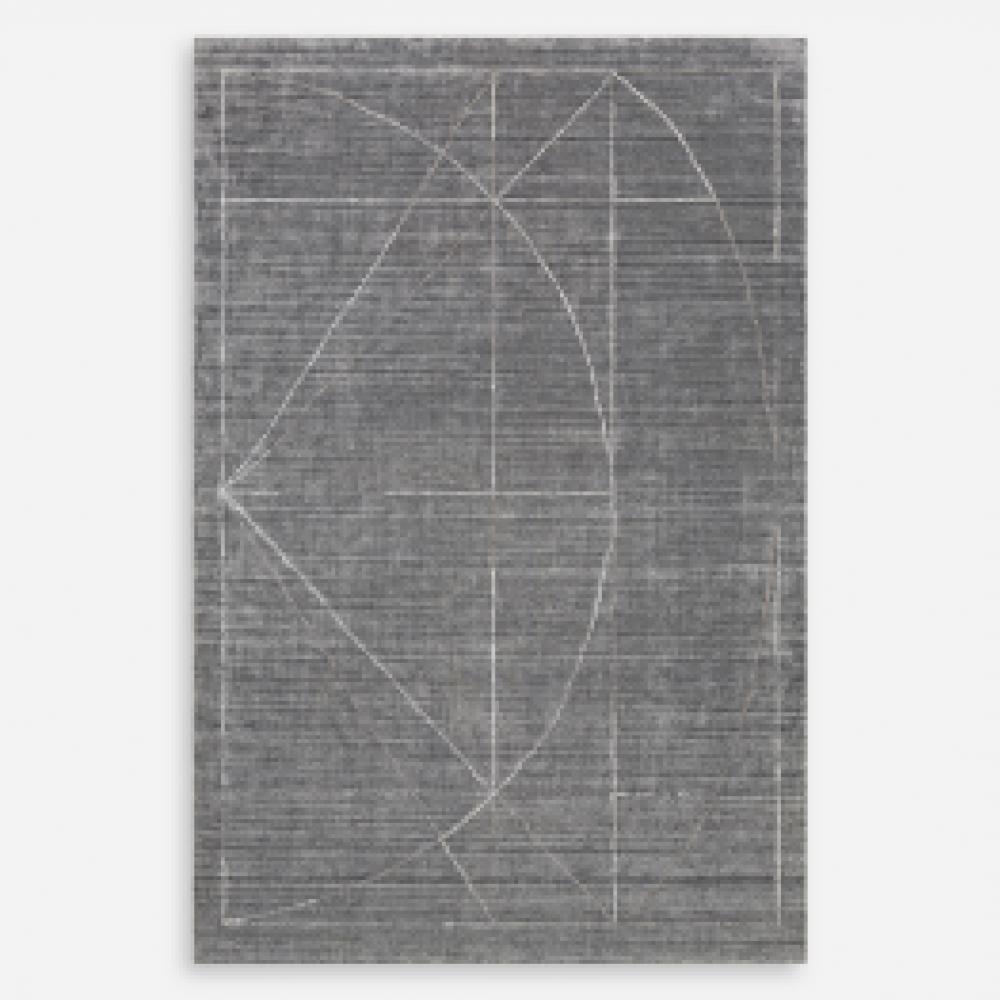 Uttermost Costilla Modern Gray 8x10 Rug