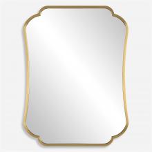  09904 - Athena Brushed Brass Mirror