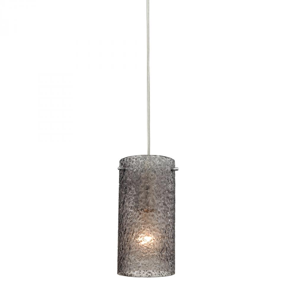 Ice Fragments 1 Light Pendant In Satin Nickel An