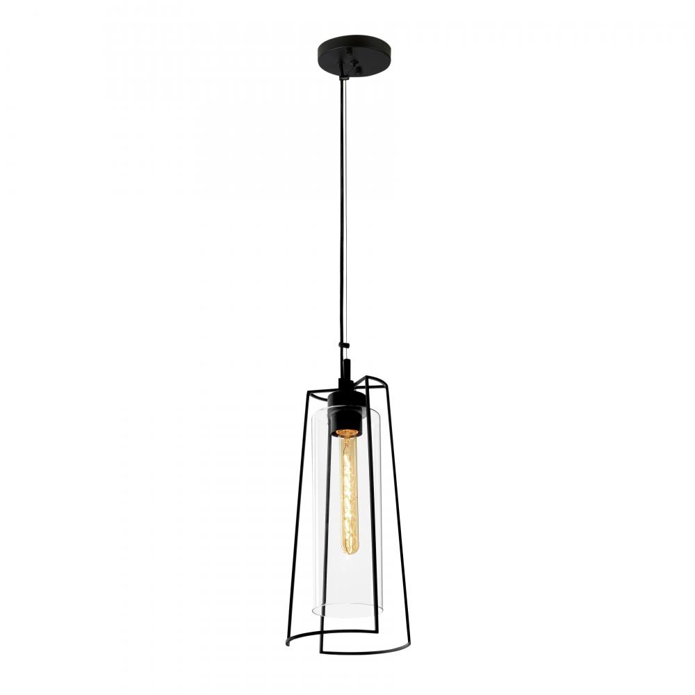 Cere 6.75'' Wide Outdoor Pendant - Matte Black