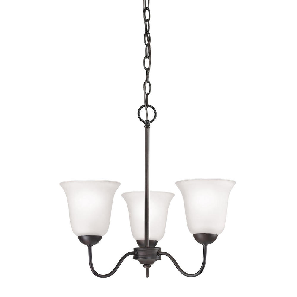 Thomas - Conway 19'' Wide 3-Light Chandelier - Oil Rubbed Bronze