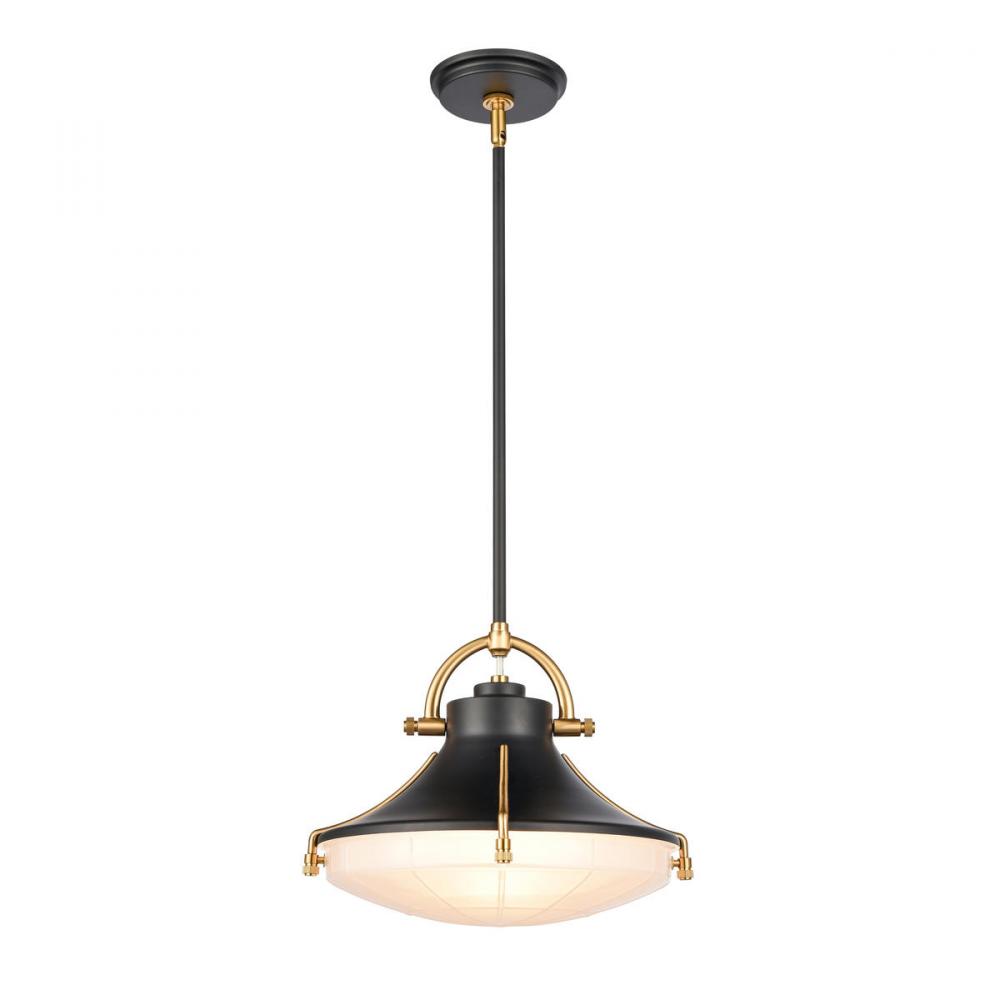 Urbanite 13'' Wide 1-Light Pendant - Matte Black