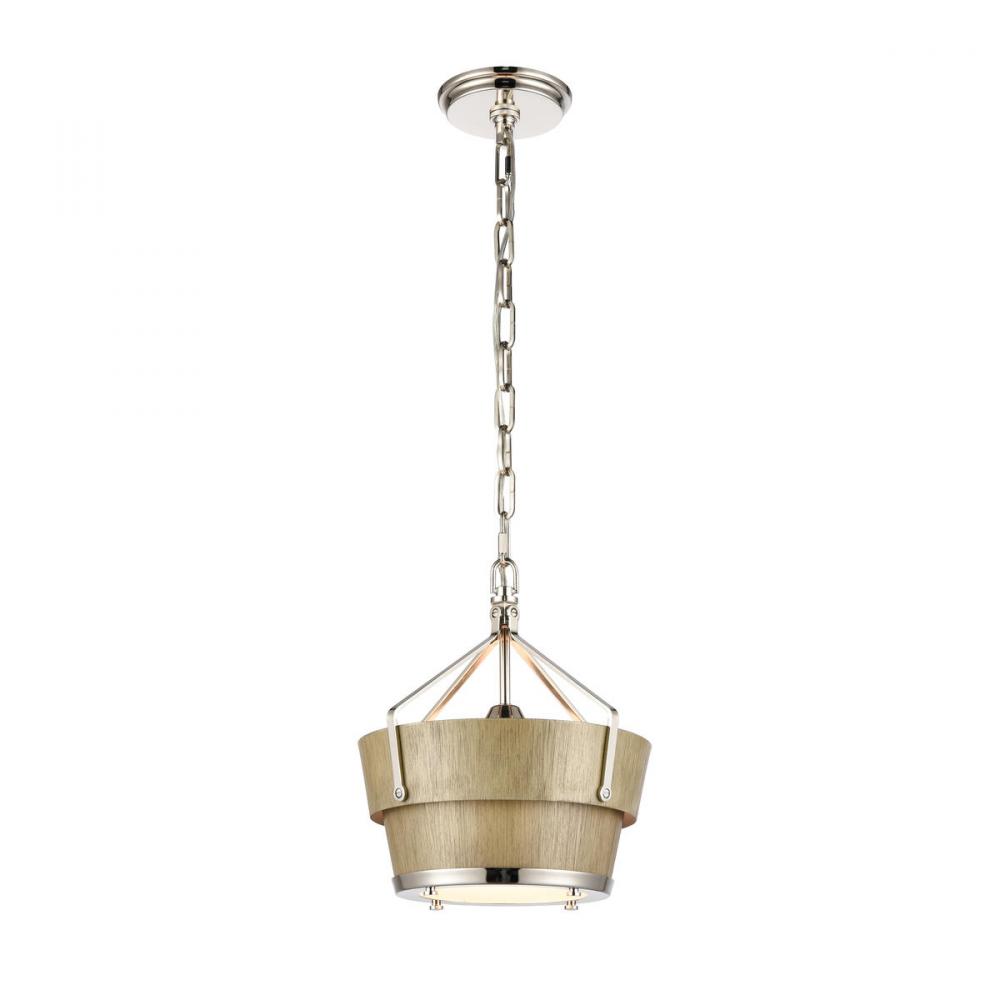 Marin 10.5'' Wide 1-Light Pendant - Polished Nickel