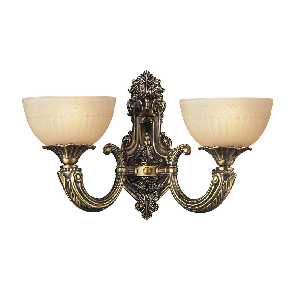 REGAL COLLECTION 2LT WALL SCONCE