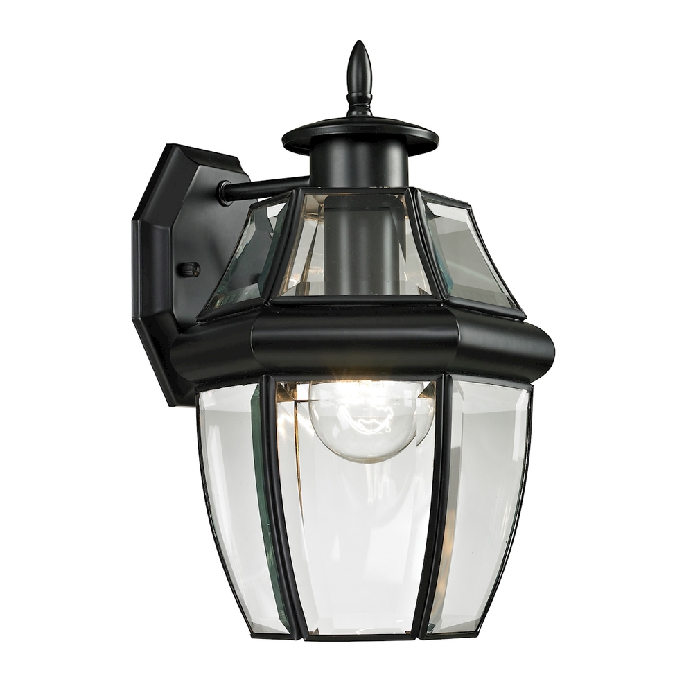 Thomas - Ashford 12'' High 1-Light Outdoor Sconce - Black