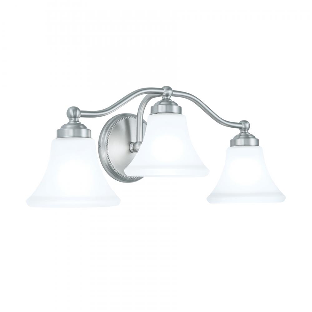 Soleil 22.25'' Wide 3-Light Vanity Light - Brushed Nickel