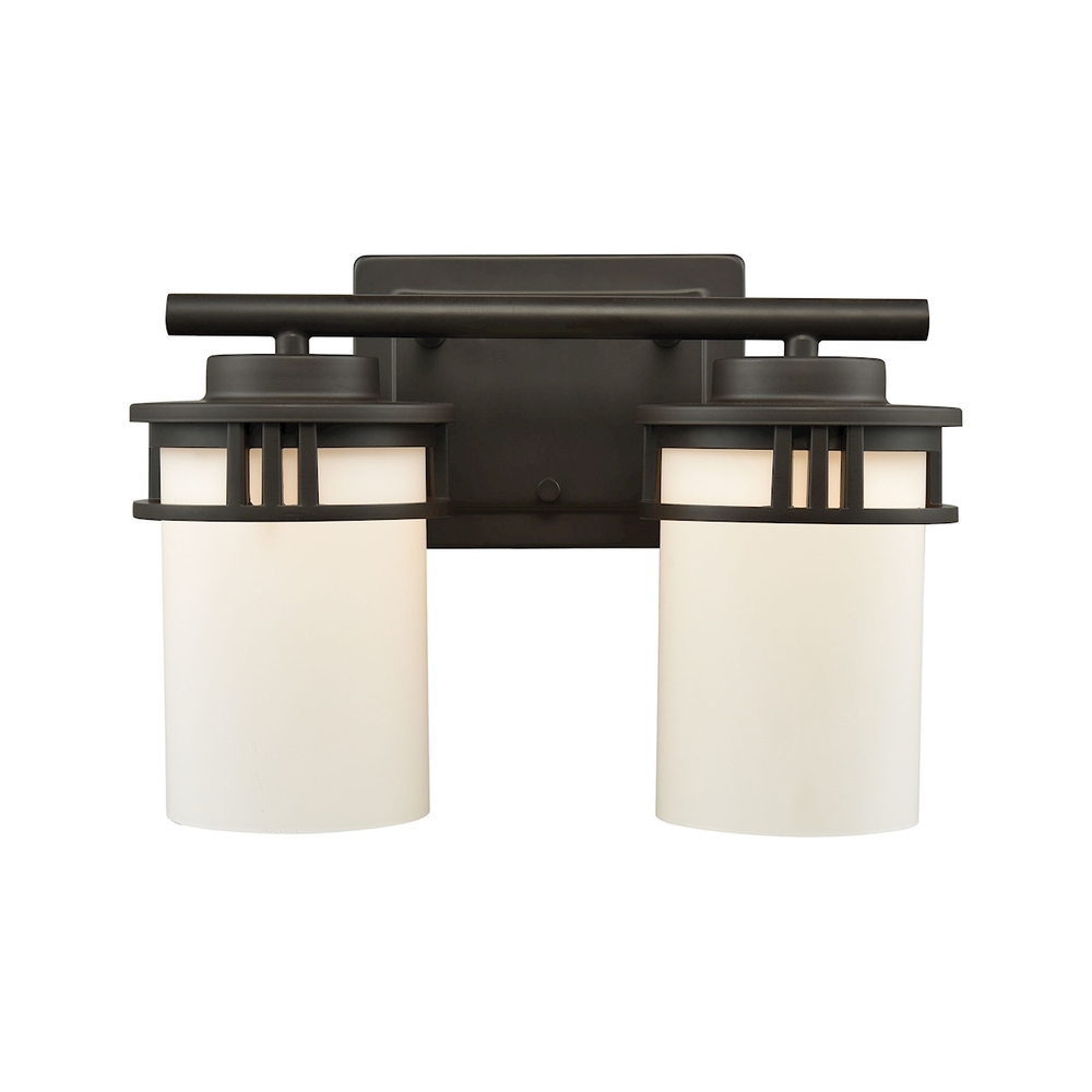 Thomas - Ravendale 12'' Wide 2-Light Vanity Light - Oil Rubbed Bronze