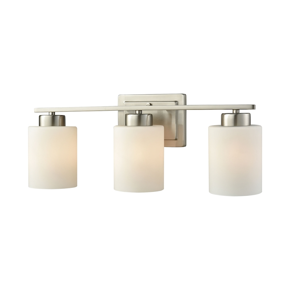 Thomas - Summit Place 21&#39;&#39; Wide 3-Light Vanity Light - Brushed Nickel