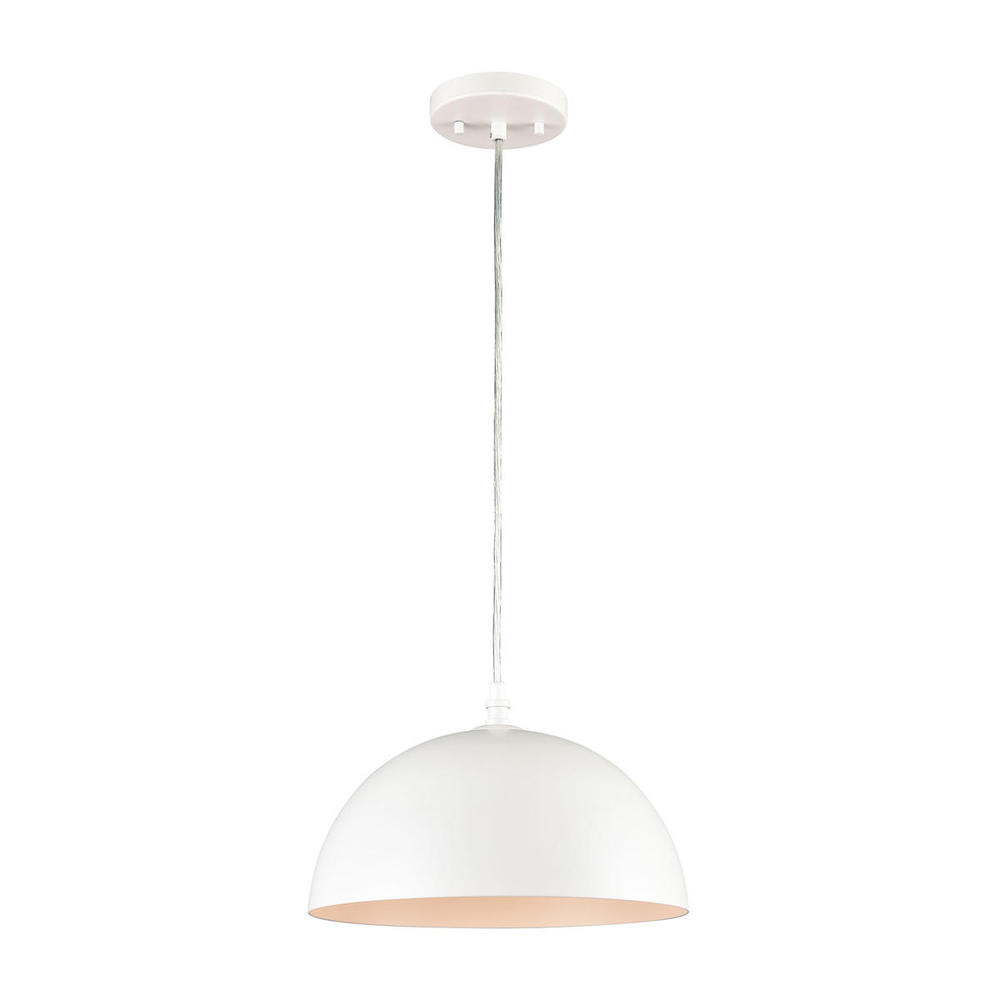 Thomas - Chelsea 12'' Wide 1-Light Pendant - White