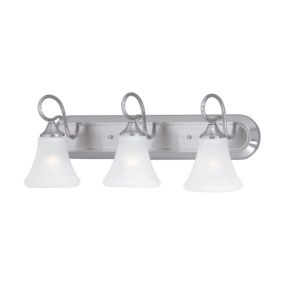 Thomas - Elipse 24'' Wide 3-Light Vanity Light - Brushed Nickel