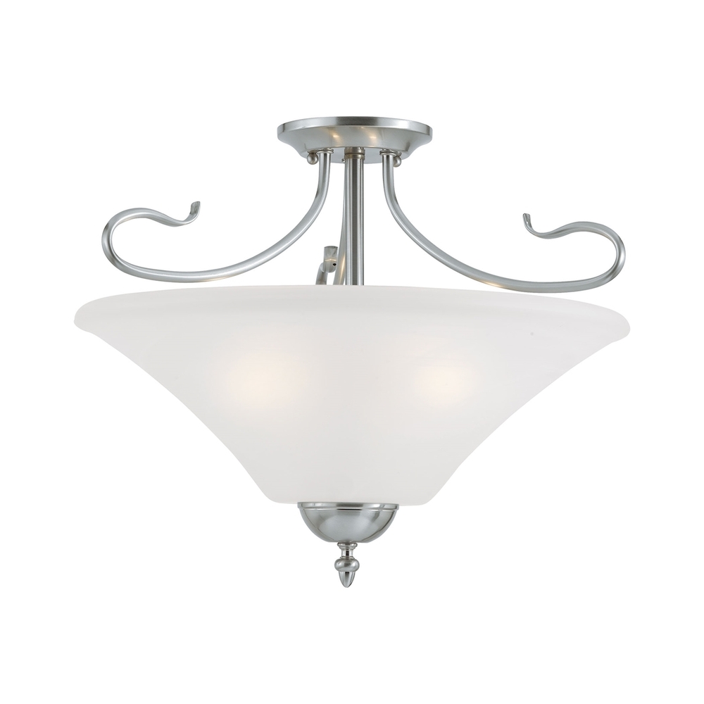 Thomas - Elipse 19'' Wide 3-Light Pendant - Brushed Nickel