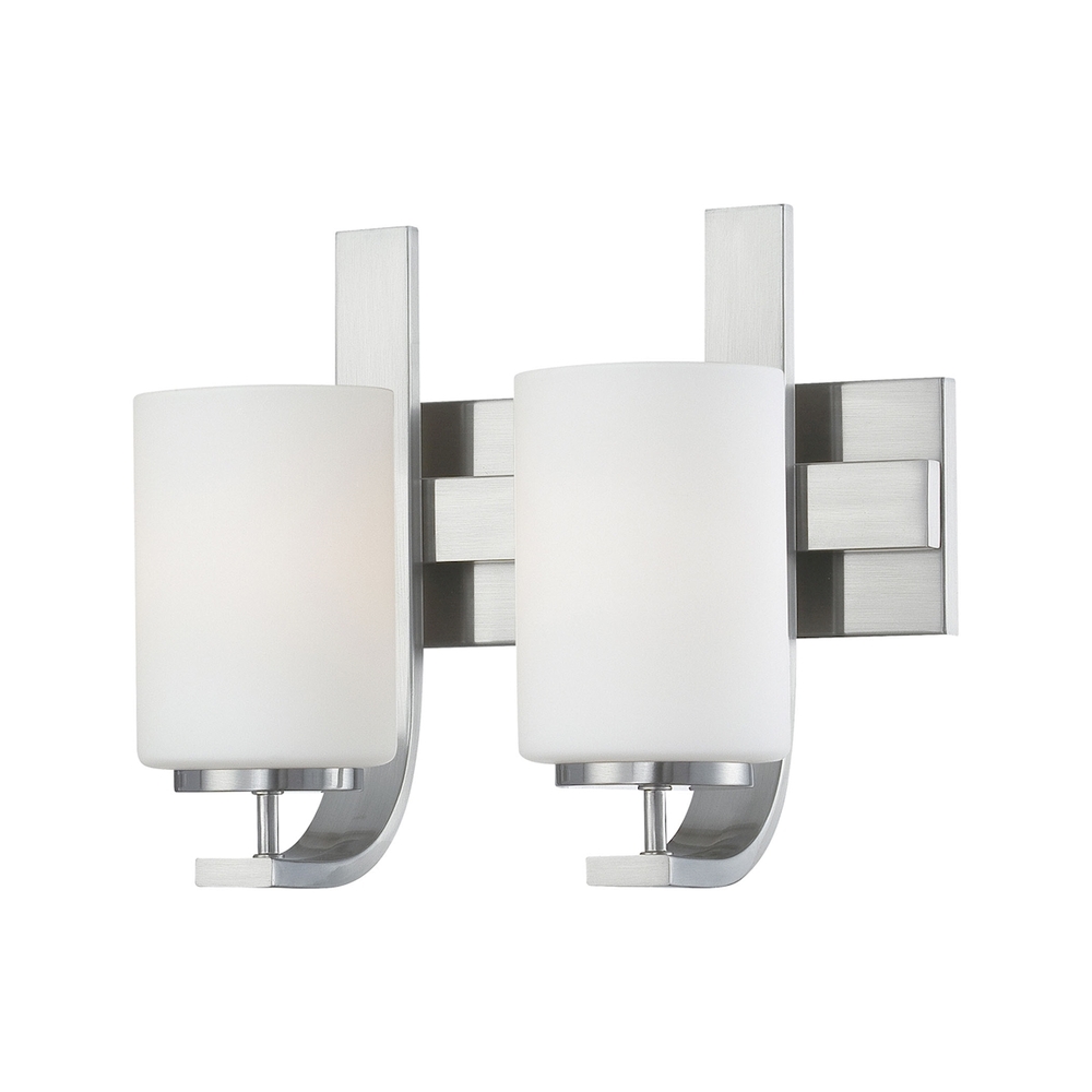 Thomas - Pendenza 13'' Wide 2-Light Vanity Light - Brushed Nickel