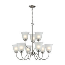 ELK Home 1209CH/20 - Thomas - Conway 26'' Wide 9-Light Chandelier - Brushed Nickel