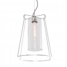  5389-PN-CL - Cere 14.25'' Wide 1-Light Pendant - Polished Nickel