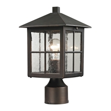 ELK Home 8201EP/70 - Thomas - Shaker Heights 11'' High 1-Light Outdoor Post Light - Hazelnut Bronze