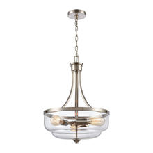 ELK Home CN320342 - Thomas - Calistoga 17'' Wide 3-Light Pendant - Brushed Nickel