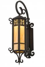 Meyda White 176943 - 12"W Caprice Lantern Wall Sconce